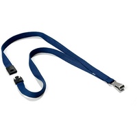 DURABLE LANYARD TEXTILE Blue Pack of 10