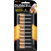 DURACELL COPPERTOP BATTERY AA - Pack of 10