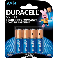 DURACELL ULTRA BATTERY AA Card of 4