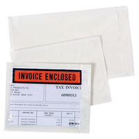 MARBIG SELF ADHESIVE ENVELOPE Invoice Enclosed 115mm x 150mm Box of 1000