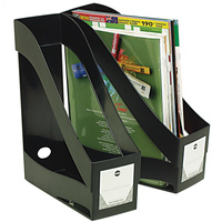 MARBIG ENVIRO MAGAZINE HOLDER 100% recycled Black