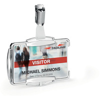 DURABLE CARD HOLDER RFID SECURE MONO Silver Pack of 10