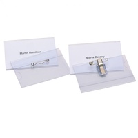 REXEL CONVENTION CARD HOLDERS Pin Box of 50