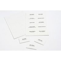 REXEL CONVENTION INSERT CARDS For Holders Box of 250