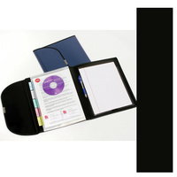 MARBIG A4 5 POCKET ORGANISER Black Black