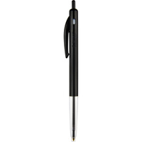 BIC CLIC BALLPOINT PENS Medium Black Pack of 10