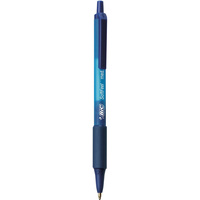 BIC SOFTFEEL BALLPOINT Retractable Pen Blue