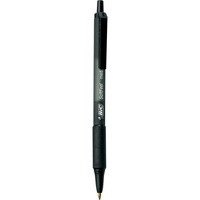BIC SOFTFEEL BALLPOINT Retractable Pen Black