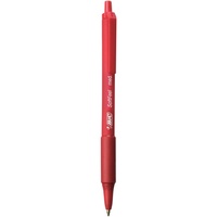 BIC SOFTFEEL BALLPOINT Retractable Pen Red