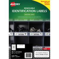 Avery 959205 Heavy Duty Industrial Labels White L4778