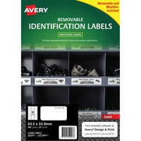Avery 959207 Heavy Duty Industrial Labels White L4773