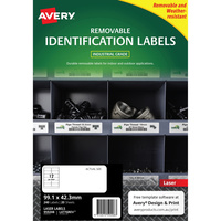Avery 959208 Heavy Duty Industrial Labels White L4776
