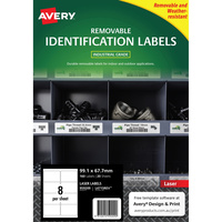 Avery 959209 Heavy Duty Industrial Labels White L4715
