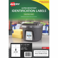 Avery 959243 Ultra Heavy Duty Industrial Labels White L7914