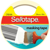 Sellotape Masking Tape 24mmx18m Beige