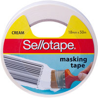 Sellotape Masking Tape 18mmx50m Beige