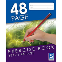SOVEREIGN EXERCISE BOOK YEAR 1 Ruled 225mm x 175mm 48 Page