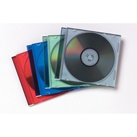 FELLOWES CD JEWEL CASES Slimline Colours