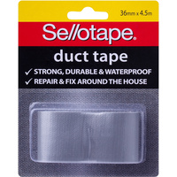 Sellotape  Duct Tape 36mmx4.5m Silver