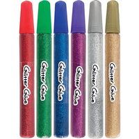 TIANYA GLITTER PENS SQUEEZE Pack of 6