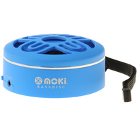 Moki BassDisc Speaker  Bluetooth Blue Blue