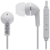 Moki Noise Isolation Earphones With Mic and Controller White White