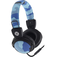 Moki Camo Headphones Blue