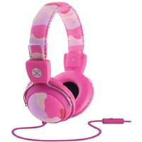 Moki Camo Headphones Pink