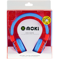 Moki Kids Safe Headphones Blue Red