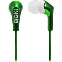 Moki Metallics Earphones Green