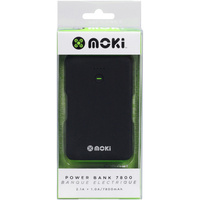 Moki Powerbank 7800 Black
