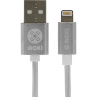 Moki Lightning Cable 3M Silver