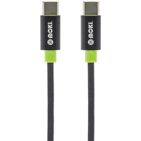 Moki Type-C to MicroUSB Braided Silver