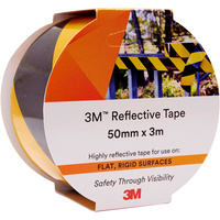 3M 7930 REFLECTIVE TAPE 50mmx3m Yellow/Black