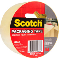 SCOTCH 400 PACKAGING TAPE 48mmx75m Clear Roll