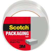 SCOTCH 3350-AU PACKAGING TAPE Acrylic Clear 48mm X 75m