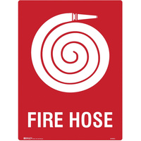 BRADY FIRE SIGN Fire Hose Polypropylene