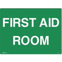 BRADY EMERGENCY SIGN First Aid Room 450x600mm Metal
