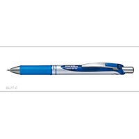 PENTEL BL77C ENERGEL DLX Fine Retractable Gel Pen Blue