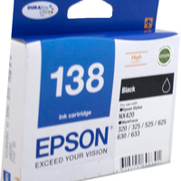 EPSON INK CARTRIDGE C13T138192 - T1381 High Yield Black