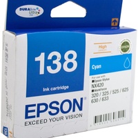 EPSON INK CARTRIDGE C13T138292 - T1382 High Yield Cyan