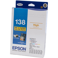EPSON INK CARTRIDGE C13T138695 - 138 Value Pack Colour