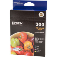 EPSON INK CARTRIDGE 200 Value Pack of 4