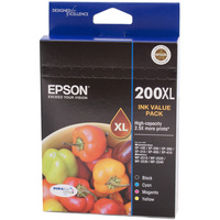 EPSON INK CARTRIDGE 200XL High Yield Value Pack of 4