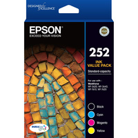 EPSON INK CARTRIDGE C13T252692 - 252 Value Pack Colour