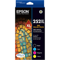 EPSON INK CARTRIDGE C13T253692 - 252 Value Pack Colour