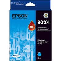 EPSON INK CARTRIDGE 802 Cyan XL