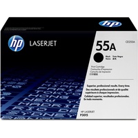 HP TONER CARTRIDGE CE255A - 55A Black