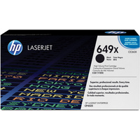 HP TONER CARTRIDGE CE260X - 649X Black