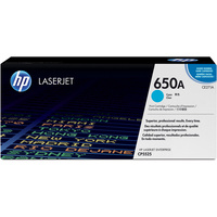 HP TONER CARTRIDGE CE271A - 650A Cyan